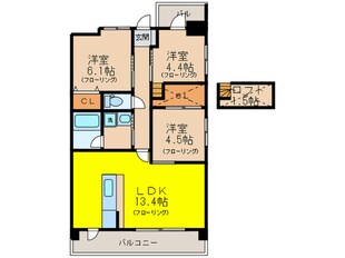 ルネス・プチマルシェの物件間取画像